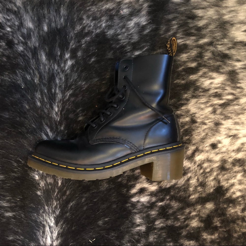 Black Doc Marten boots